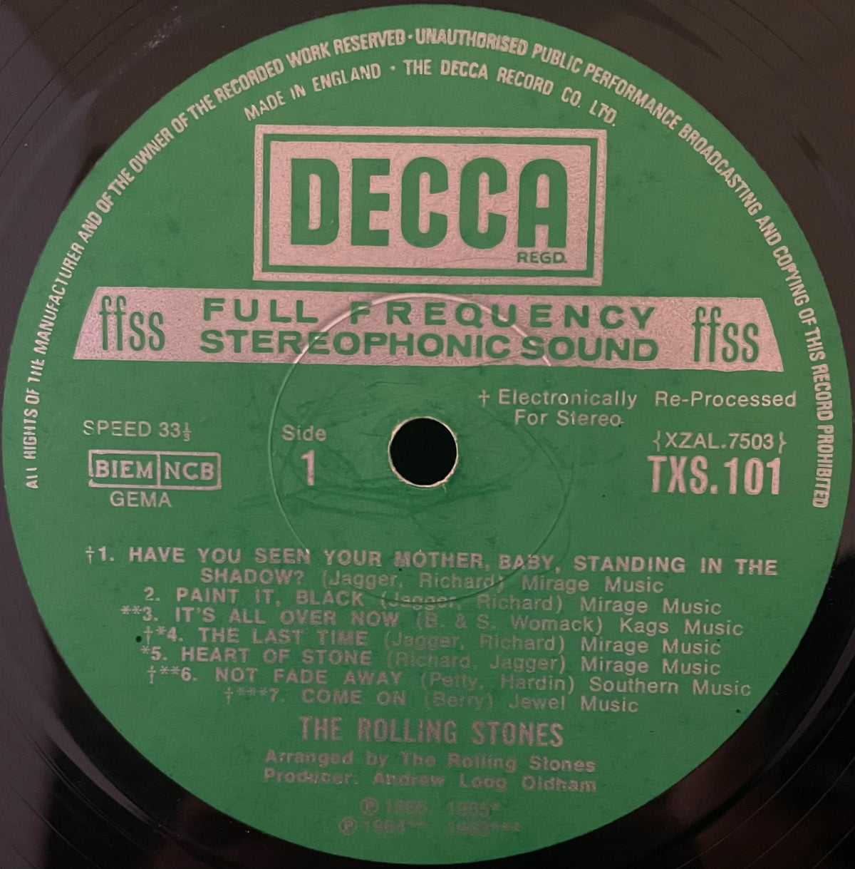 The Rolling Stones – Big Hits (High Tide And Green Grass) - USED Vinyl 12" LP