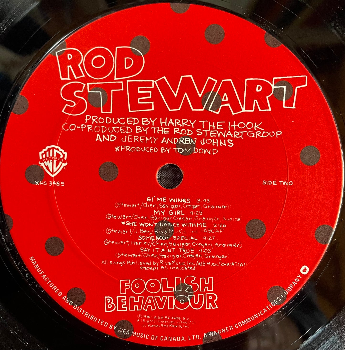Rod Stewart – Foolish Behaviour - USED Vinyl LP