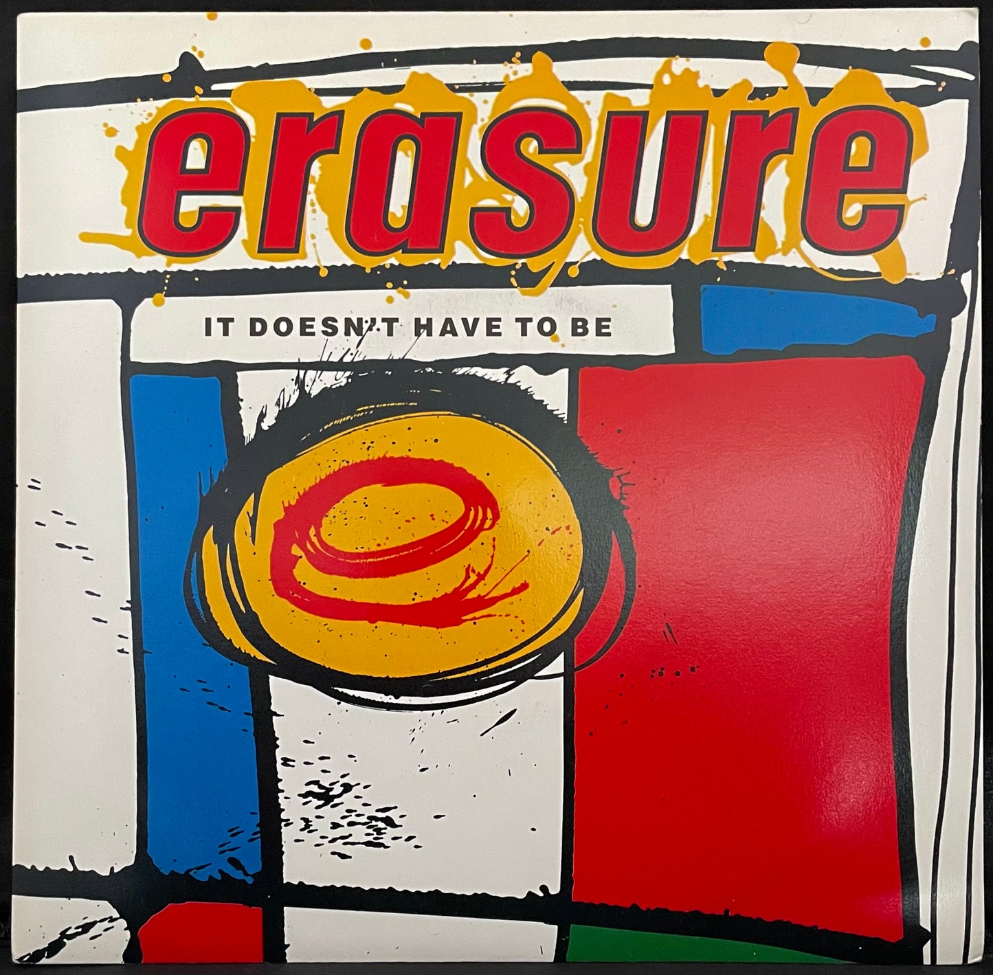 Erasure – It Doesn't Have To Be - USED Vinyl 7" Single