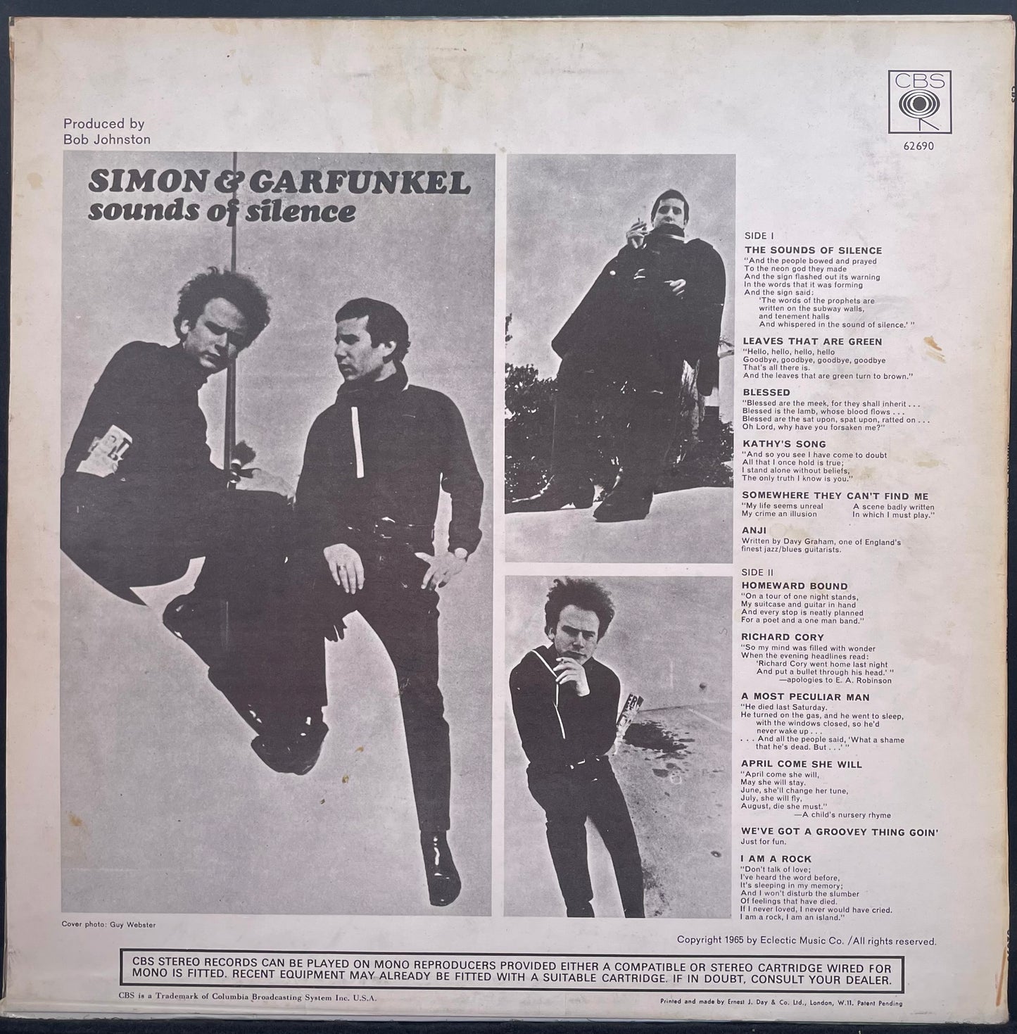 Simon & Garfunkel – Sounds Of Silence - USED Vinyl LP