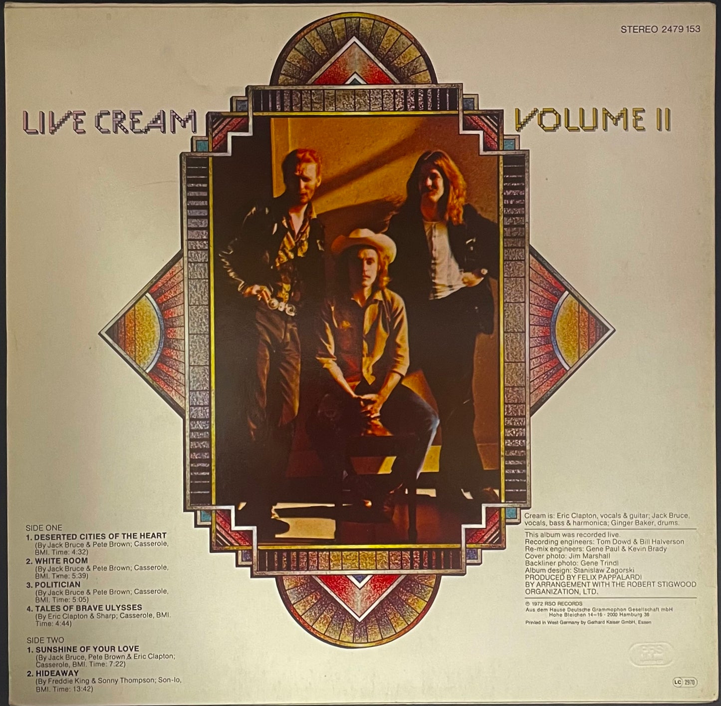 Cream – Live Cream Volume II - USED Vinyl LP