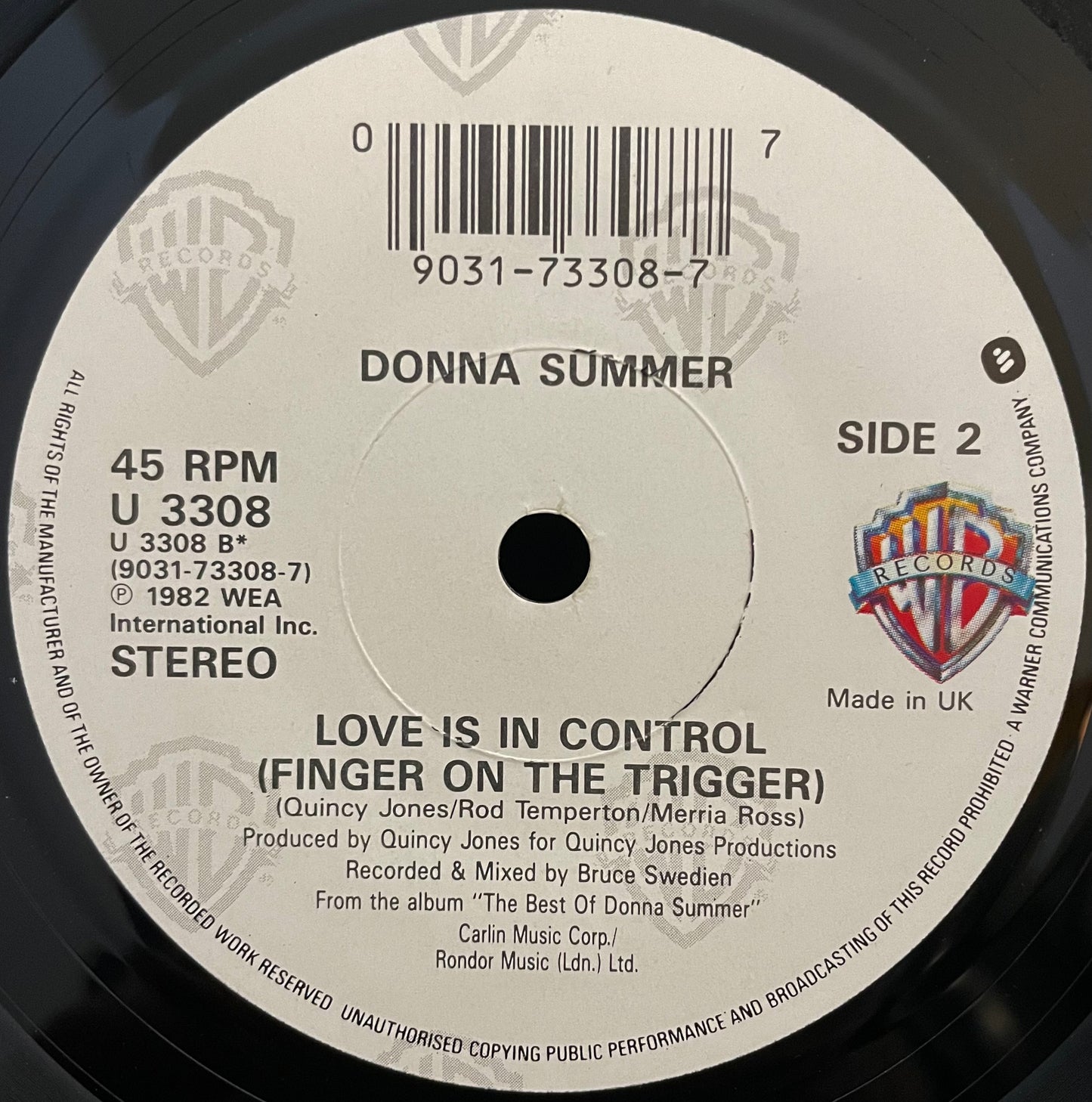 Donna Summer – Breakaway (Remix) – gebrauchte 7"-Vinyl-Single