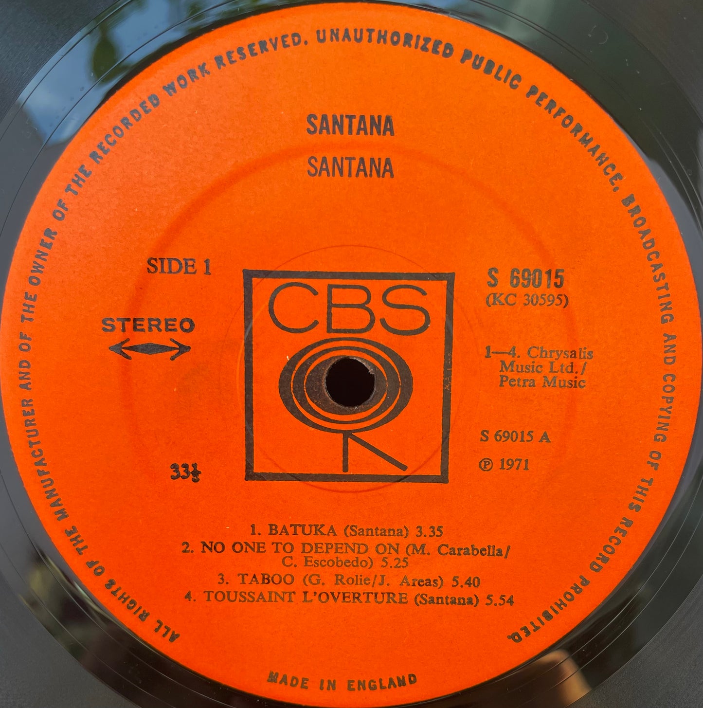 Santana – Santana - USED Vinyl LP