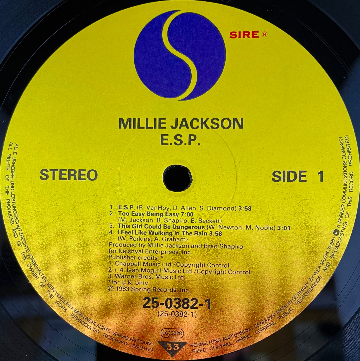 Millie Jackson – E.S.P. (Extra Sexual Persuasion) - USED Vinyl LP