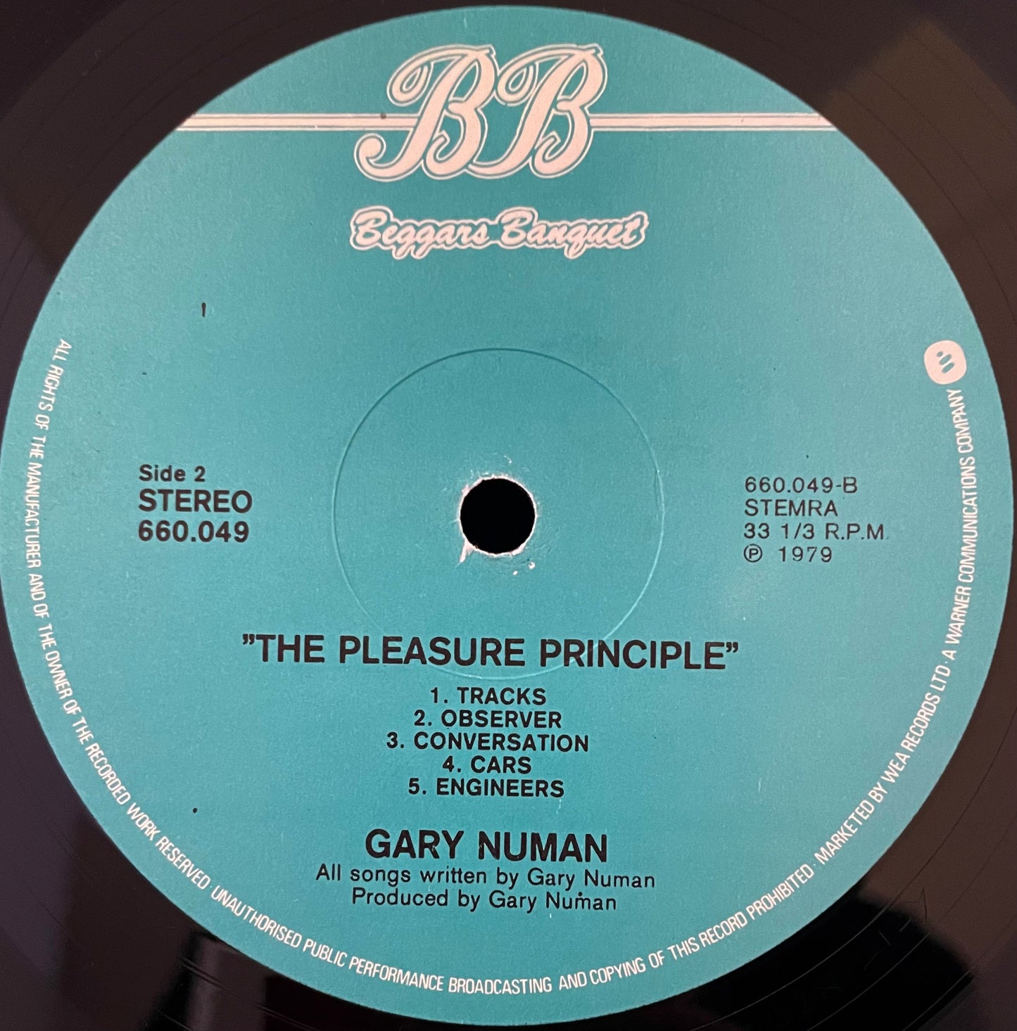 Gary Numan – The Pleasure Principle- USED Vinyl LP