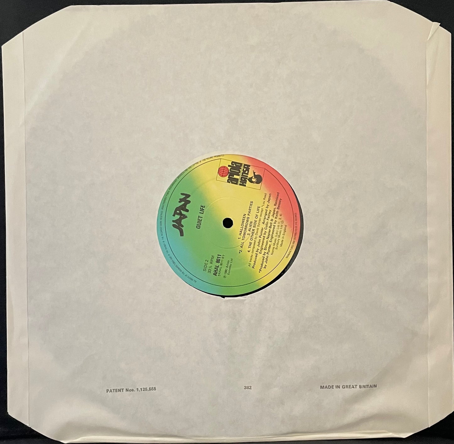 Japan – Quiet Life - USED Vinyl LP