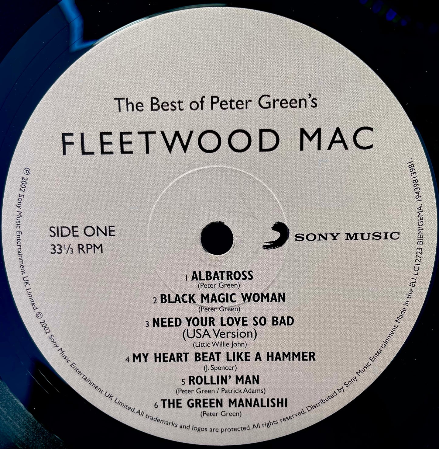 Fleetwood Mac – The Best Of Peter Green's Fleetwood Mac - USED Vinyl 2LP