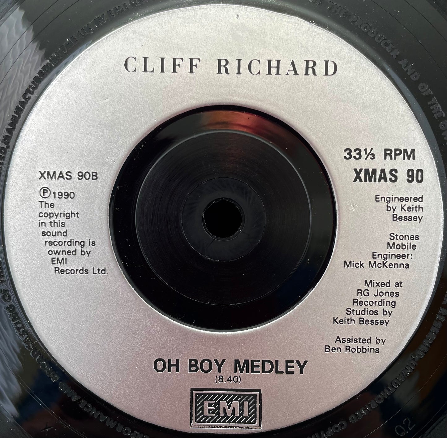 Cliff Richard – Saviour's Day – gebrauchte 7"-Vinyl-Single