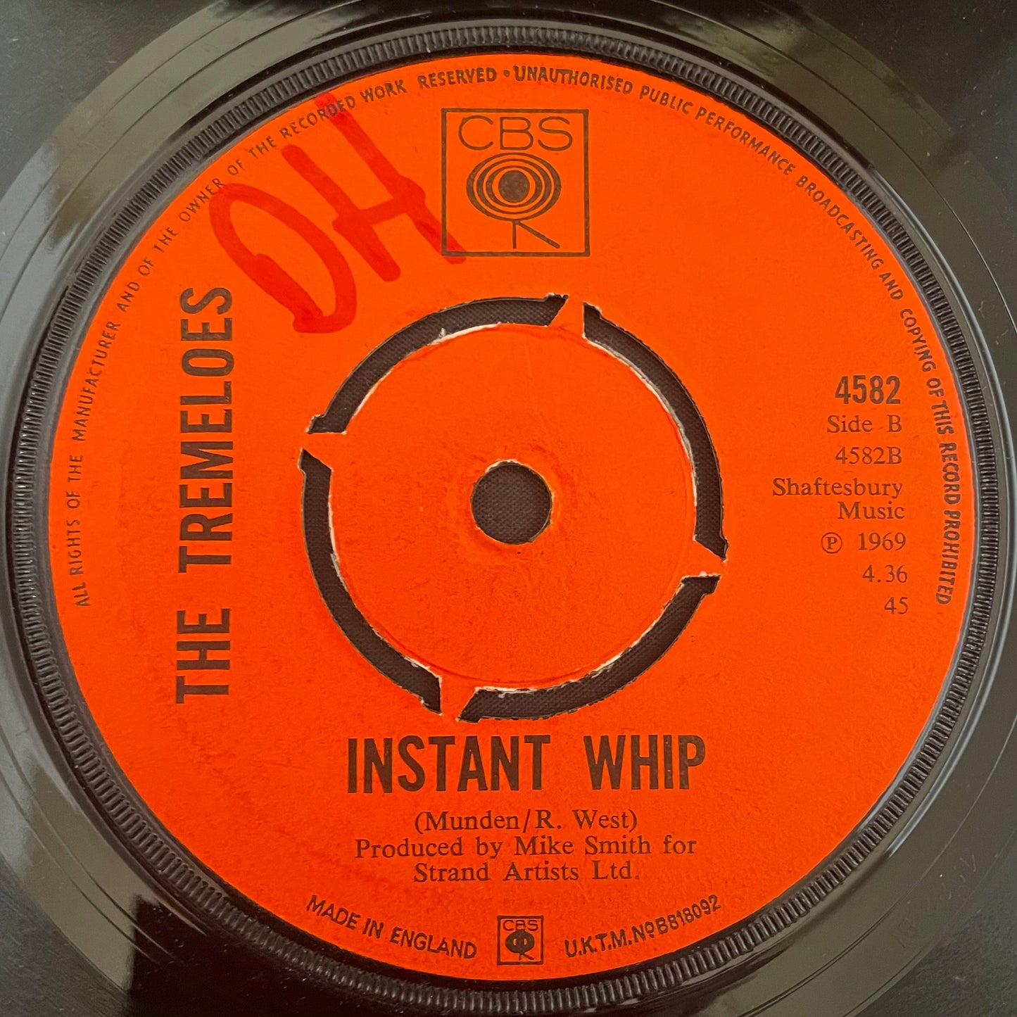 The Tremeloes – (Call Me) Number One - USED Vinyl 7" Single