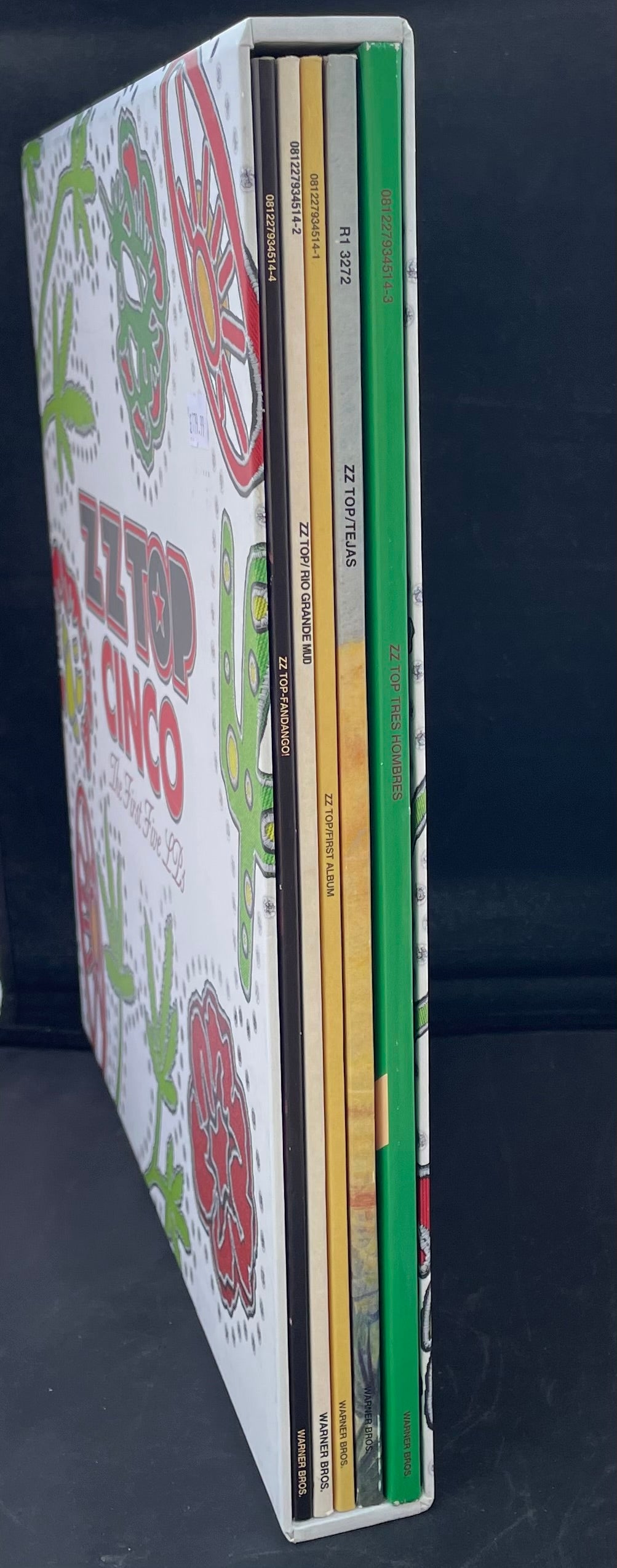 ZZ Top – Cinco (The First Five LPs) - USED 180G Vinyl 5LP Box Set