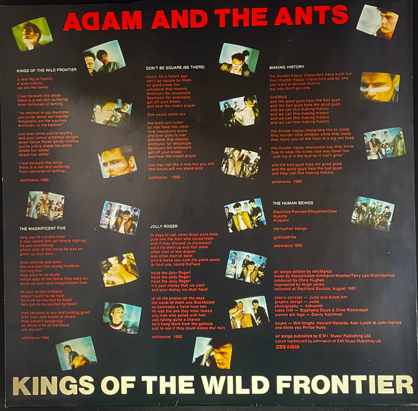 Adam And The Ants – Kings Of The Wild Frontier - USED Vinyl LP
