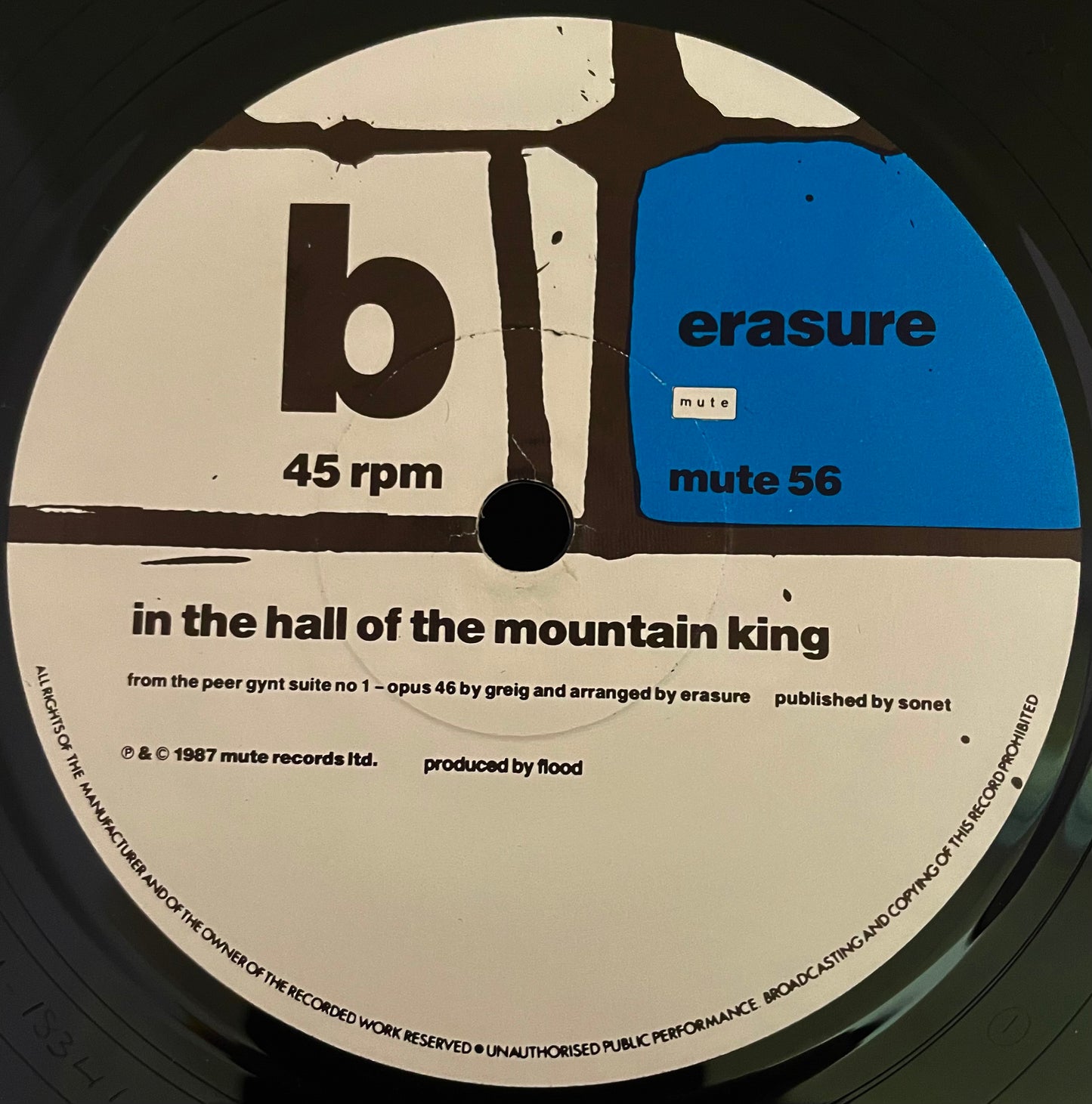 Erasure – It Doesn't Have To Be - USED Vinyl 7" Single