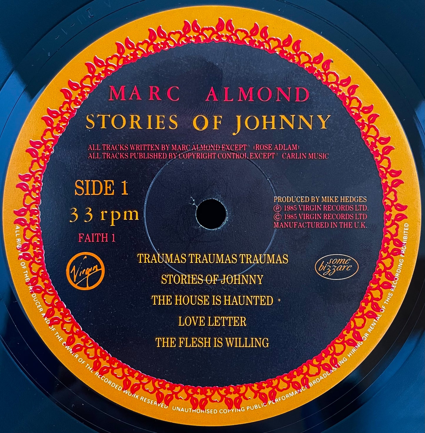 Marc Almond – Stories Of Johnny – gebrauchte Vinyl-LP – limitierte Auflage