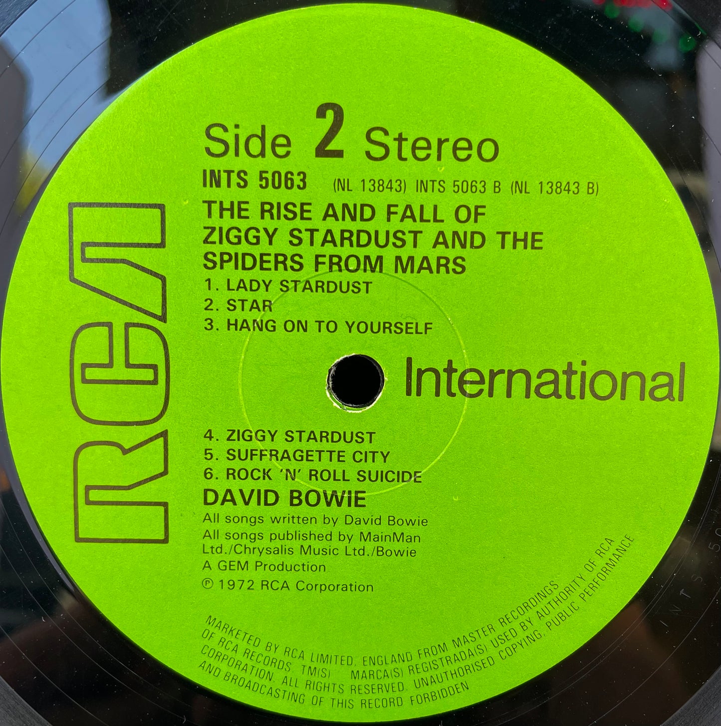 David Bowie – The Rise And Fall Of Ziggy Stardust And The Spiders From Mars - USED Vinyl LP