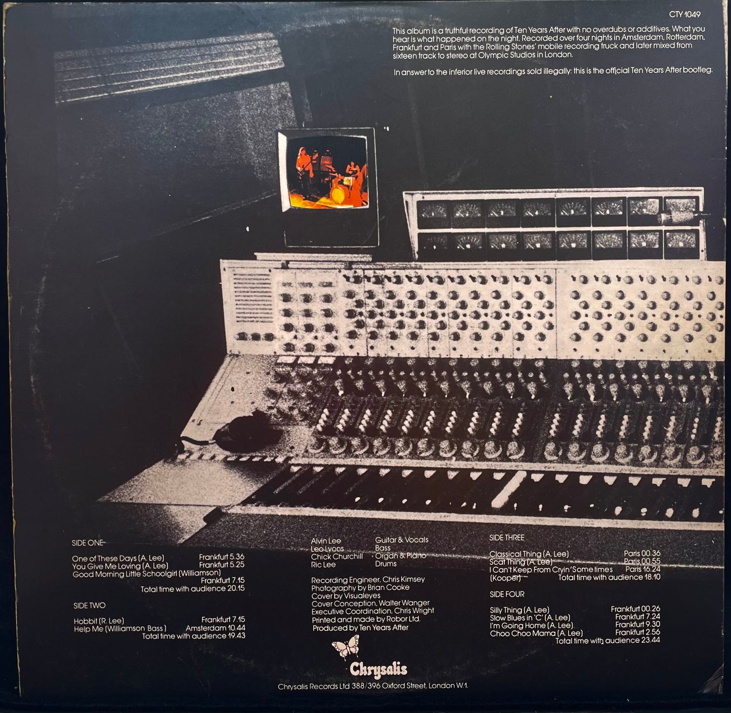 Ten Years After – Recorded Live - USED Vinyl 2LP