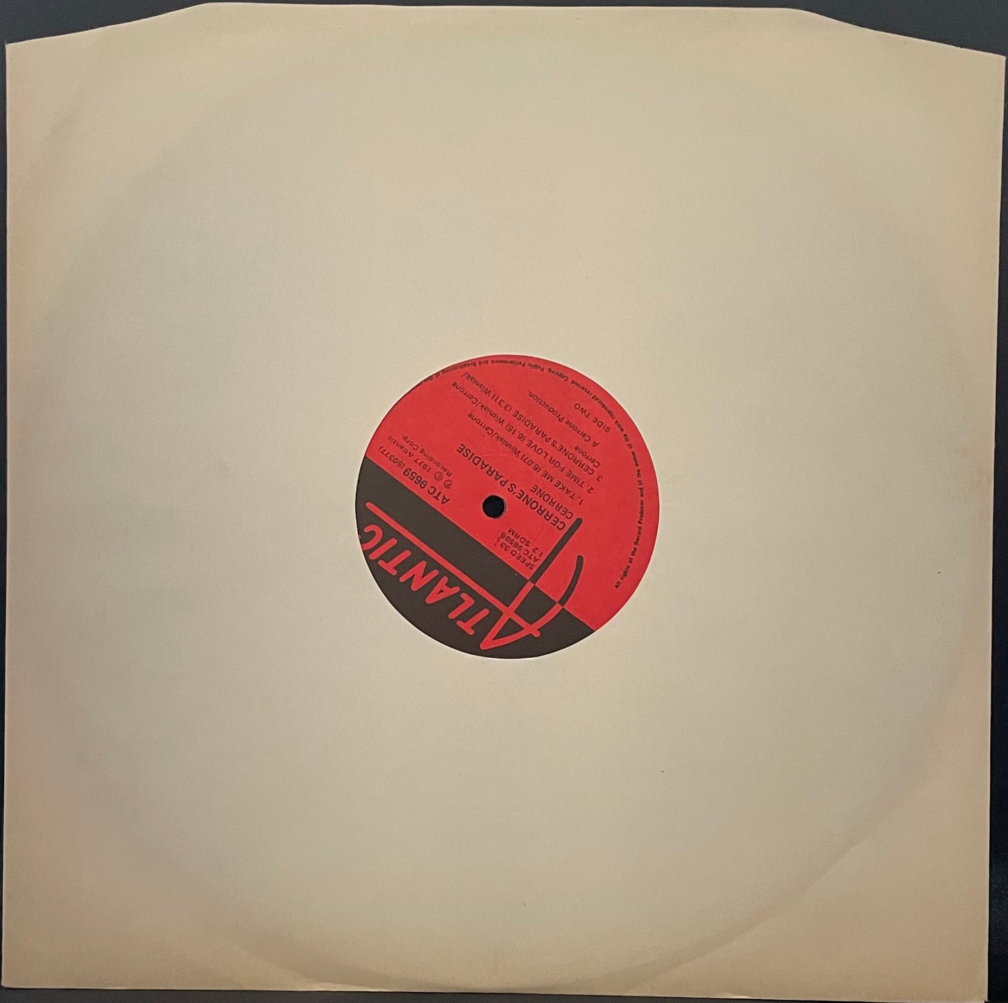 Cerrone – Cerrone's Paradise - USED Vinyl LP