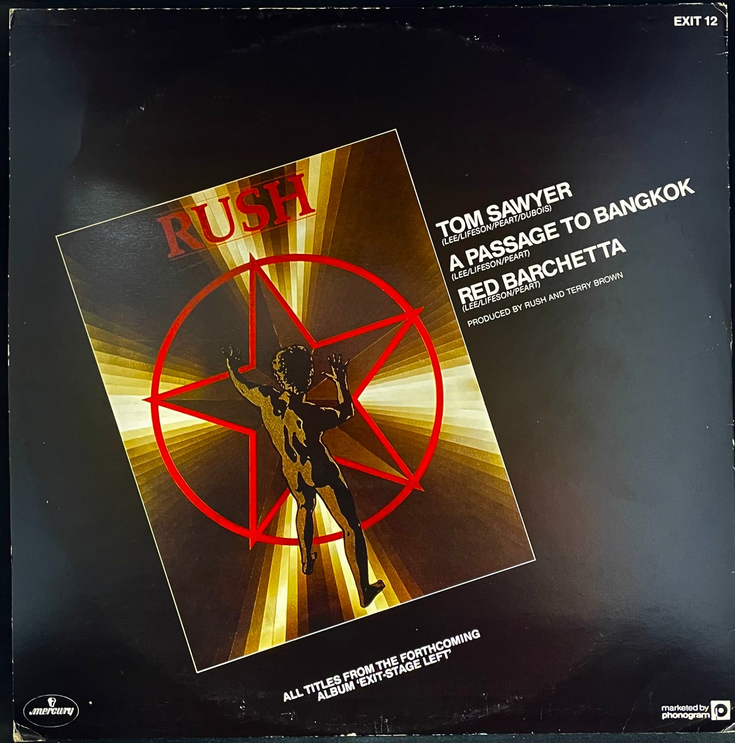 Rush – Live! - USED Vinyl 12" Single