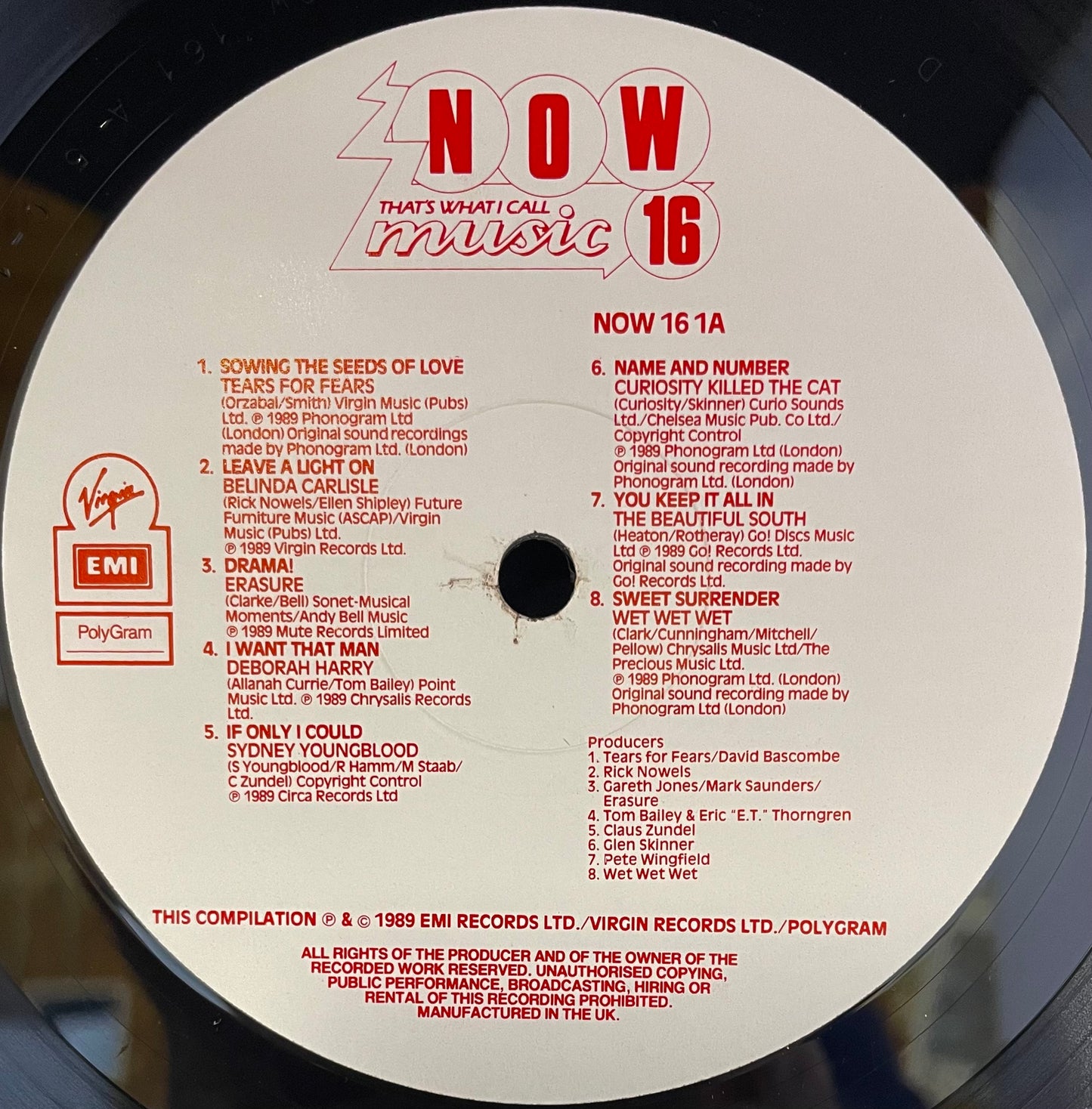 Various – Now That's What I Call Music 16 - USED Vinyl 2LP