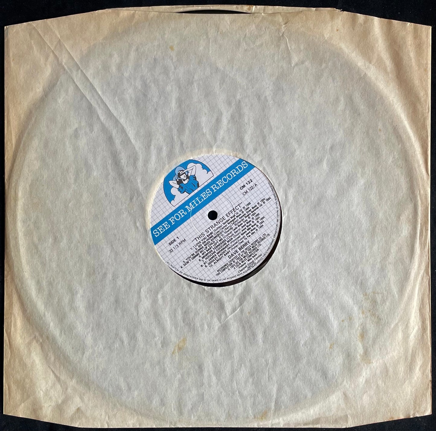 Dave Berry – This Strange Effect - USED Vinyl LP - SIGNED