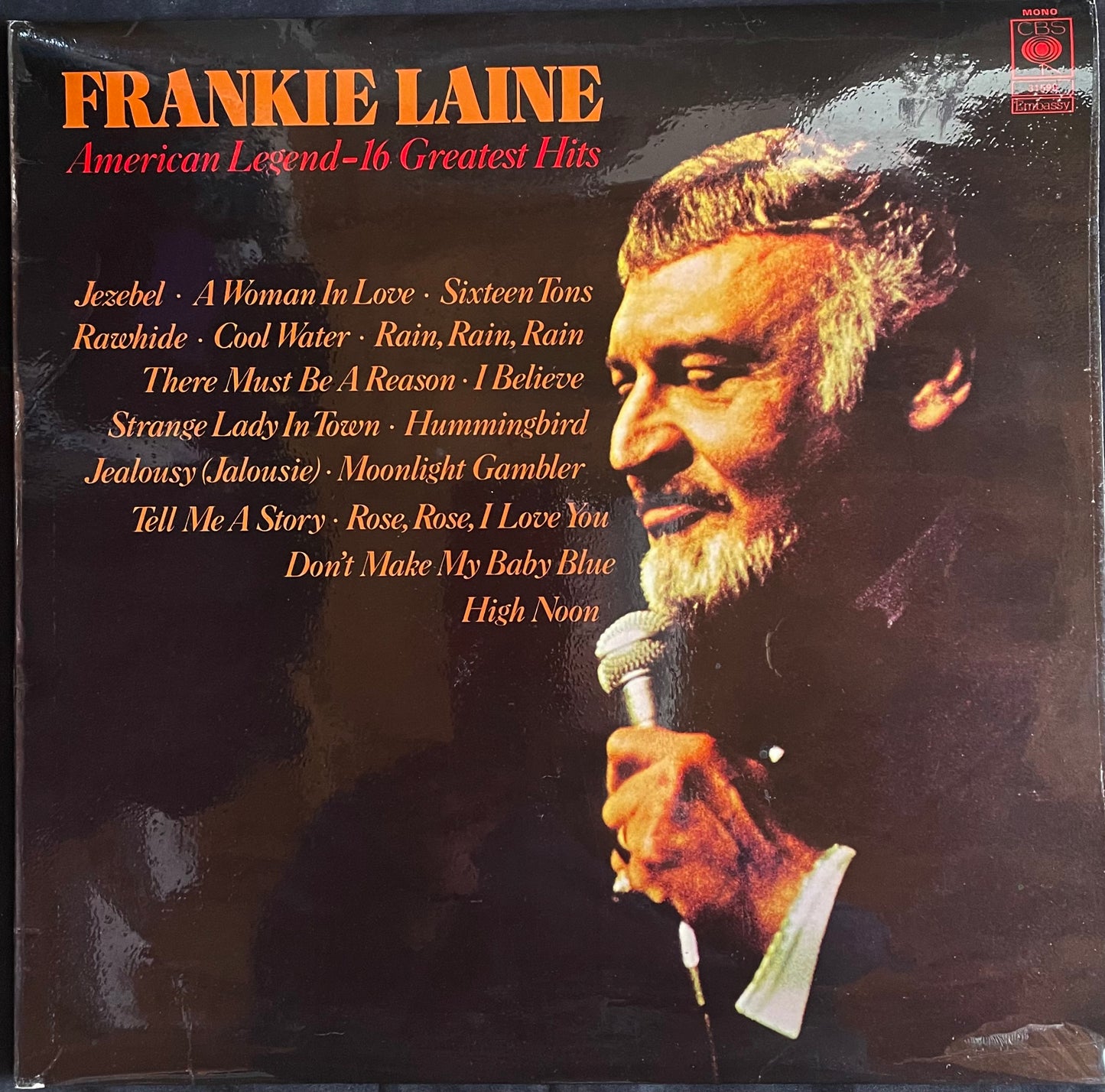 Frankie Laine – American Legend -16 Greatest Hits - USED Vinyl LP MONO