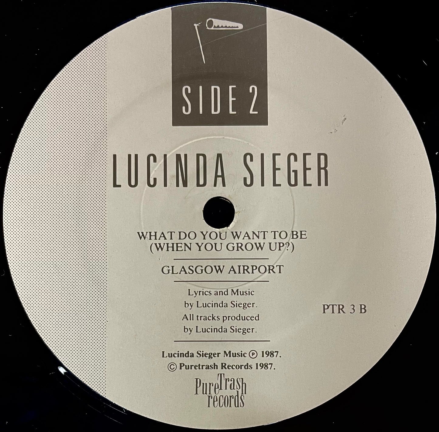 Lucinda Sieger And Her Continental Cartoon – Sunset Red - USED Vinyl 12" Single