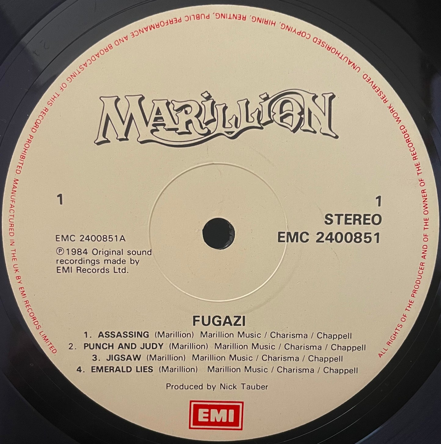 Marillion – Fugazi - USED Vinyl LP