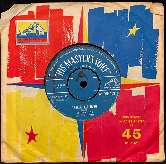 Johnny Kidd and The Pirates – Shakin' All Over - USED Vinyl 7" Single