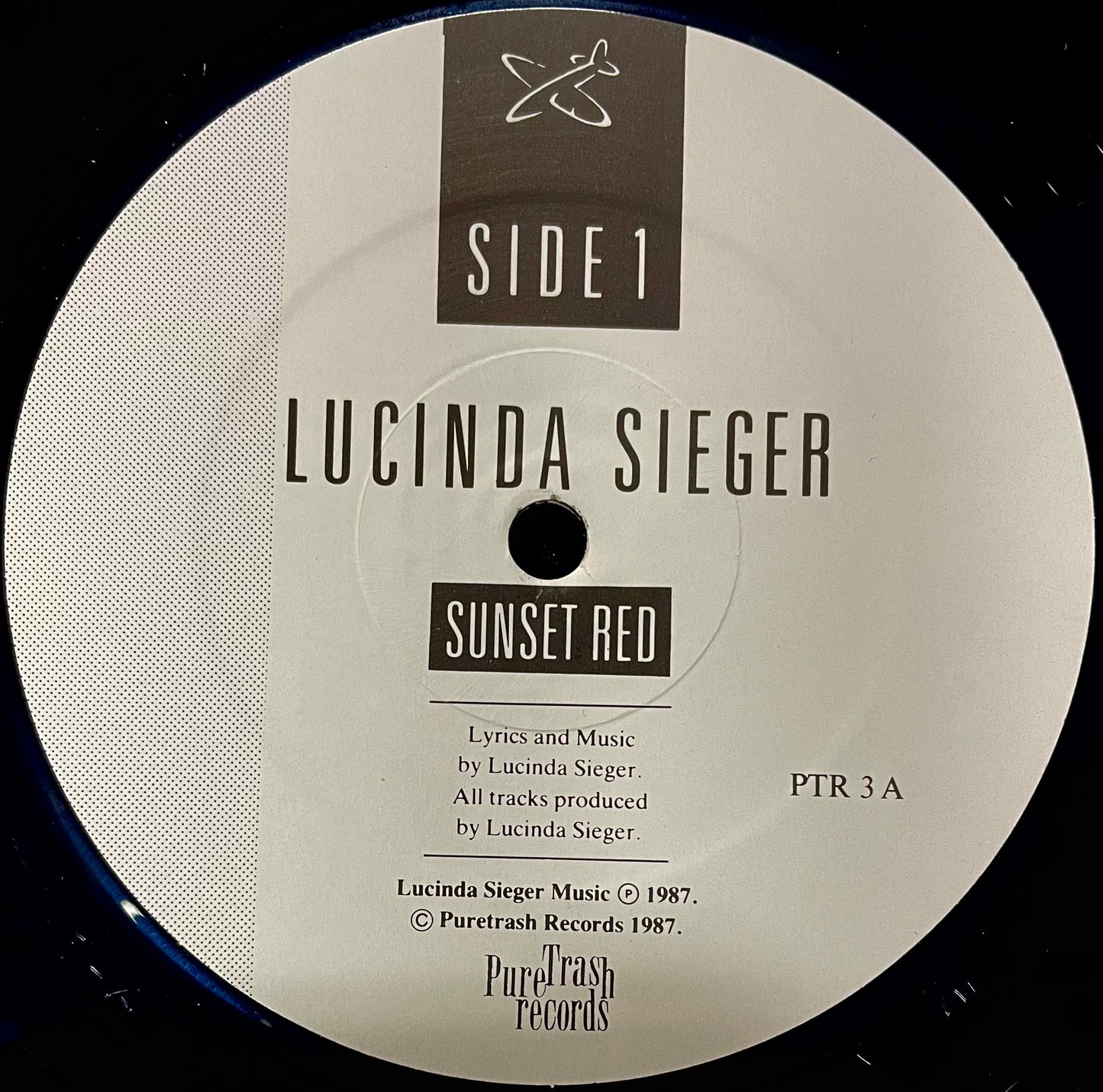 Lucinda Sieger And Her Continental Cartoon – Sunset Red - USED Vinyl 12" Single