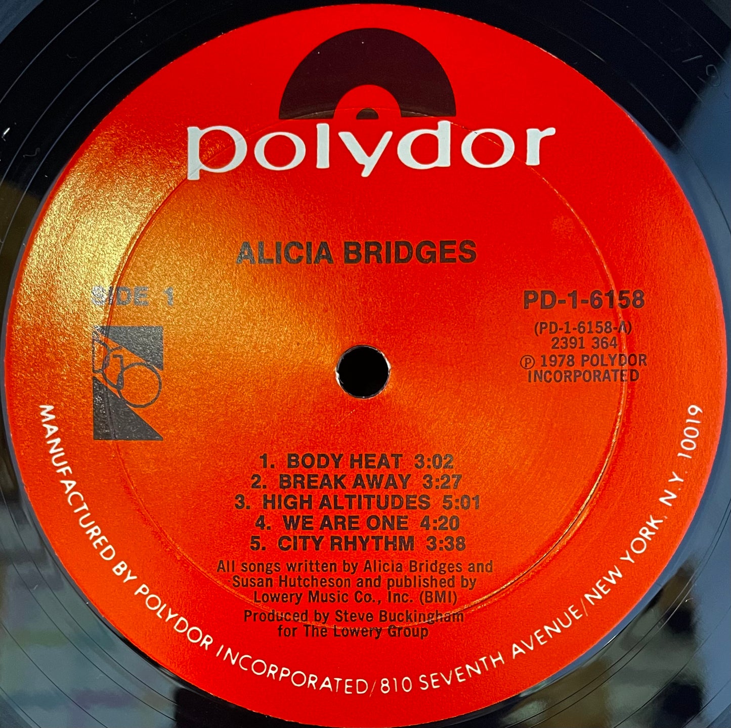 Alicia Bridges – Alicia Bridges - USED Vinyl LP