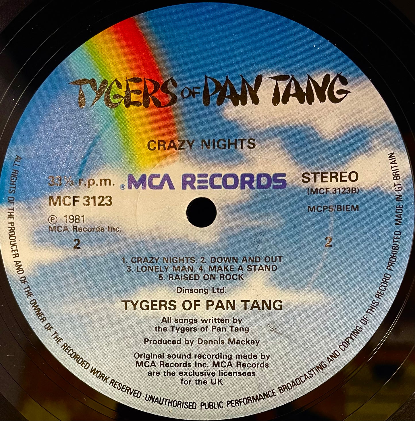Tygers Of Pan Tang – Crazy Nights - USED Vinyl 2LP
