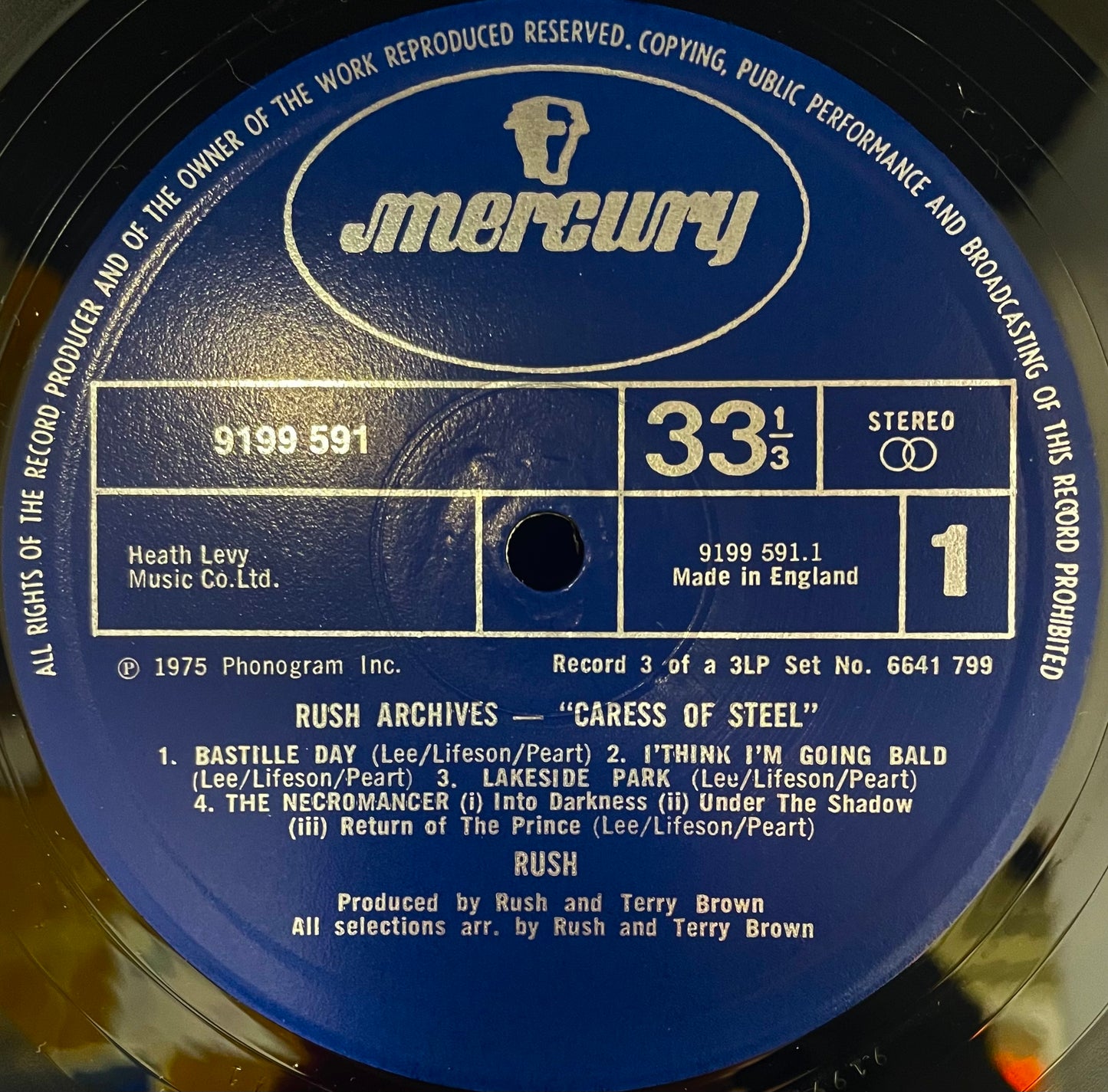 Rush – Archives - USED Vinyl 3LP