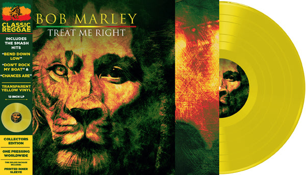 PRESALE - BOB MARLEY - TREAT ME RIGHT - Vinyl LP YELLOW