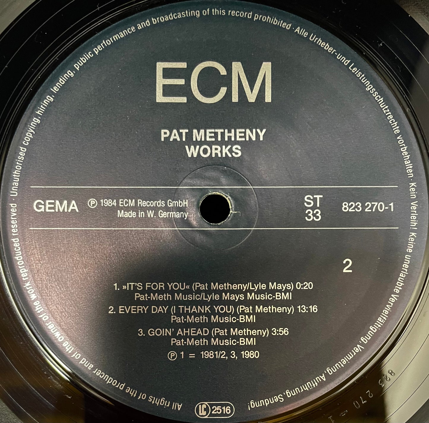 Pat Metheny – Works - USED Vinyl LP