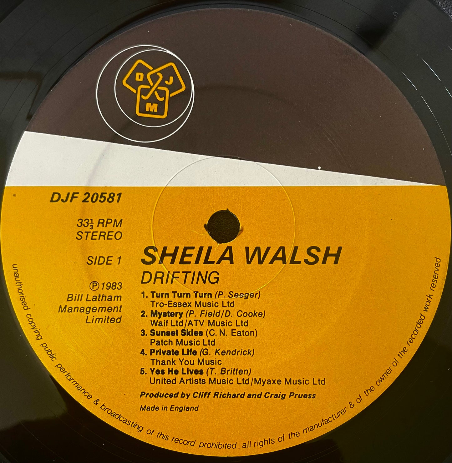 Sheila Walsh – Drifting - USED Vinyl LP