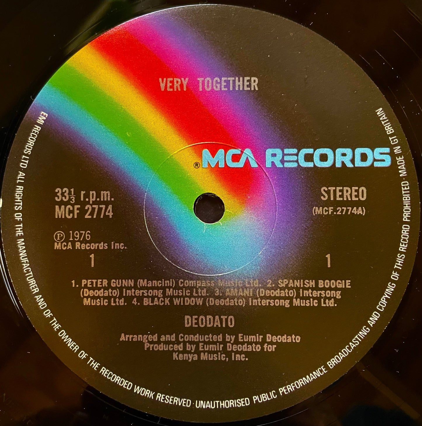 Deodato – Very Together - USED Vinyl LP