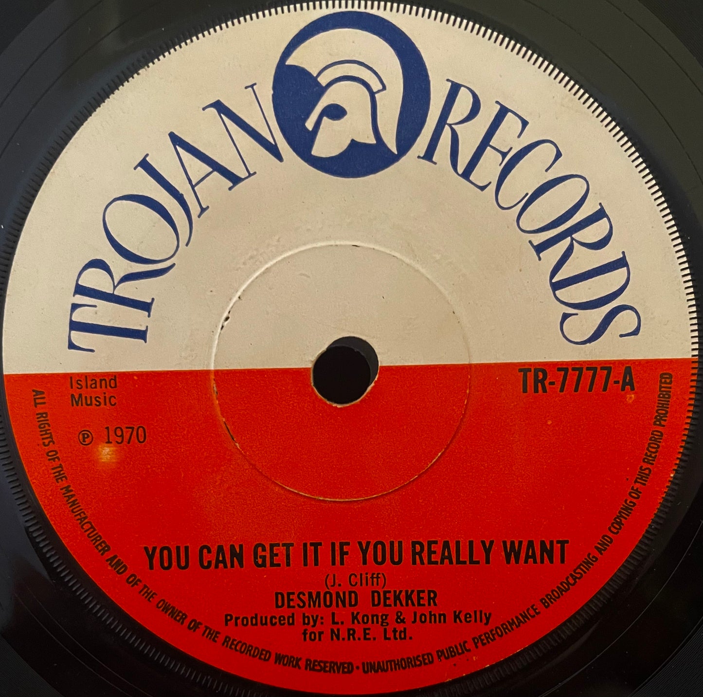 Desmond Dekker – You Can Get It If You Really Want - USED Vinyl 7" Single