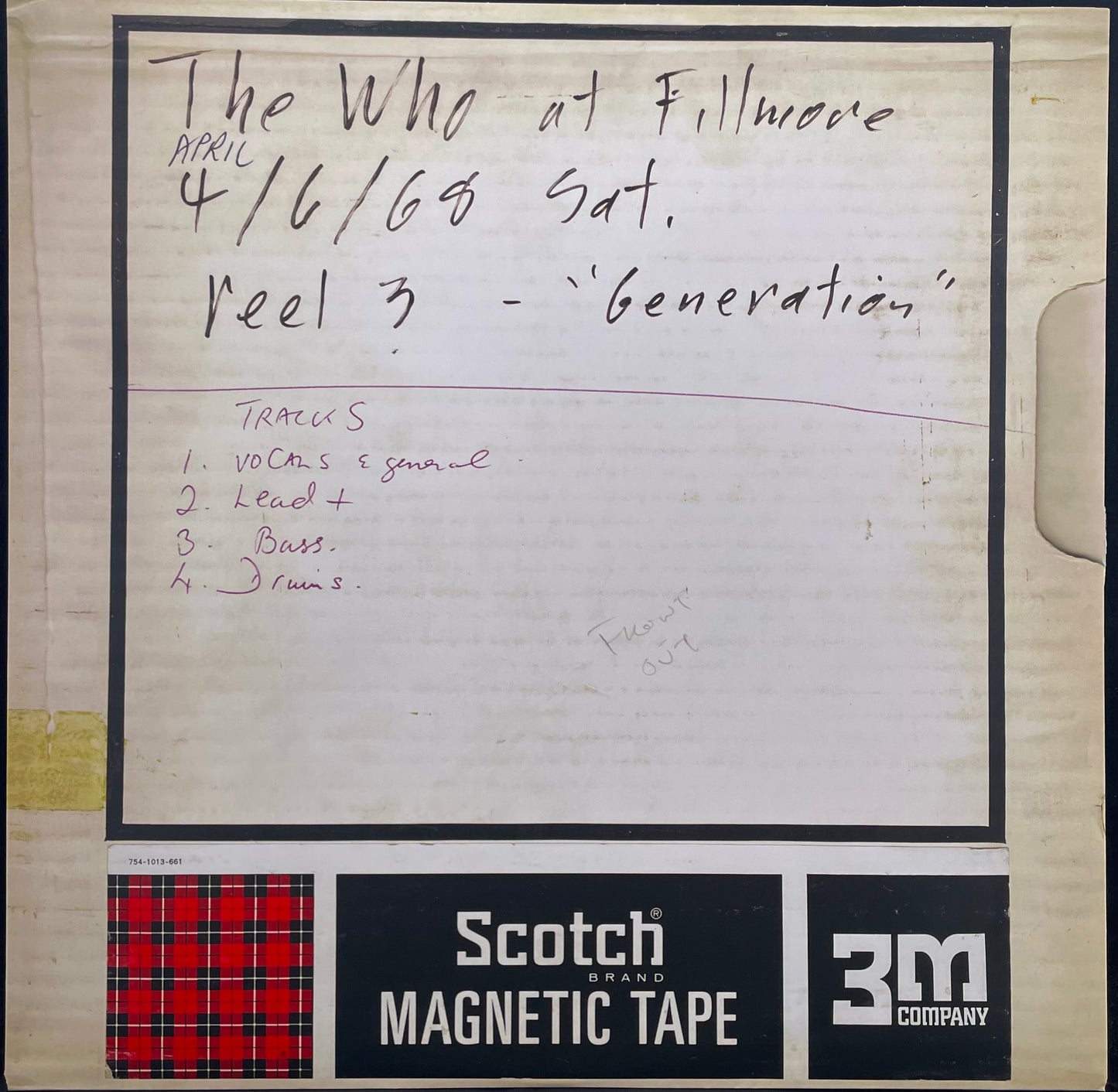 The Who – Live At The Fillmore East 1968 - USED Vinyl 3LP
