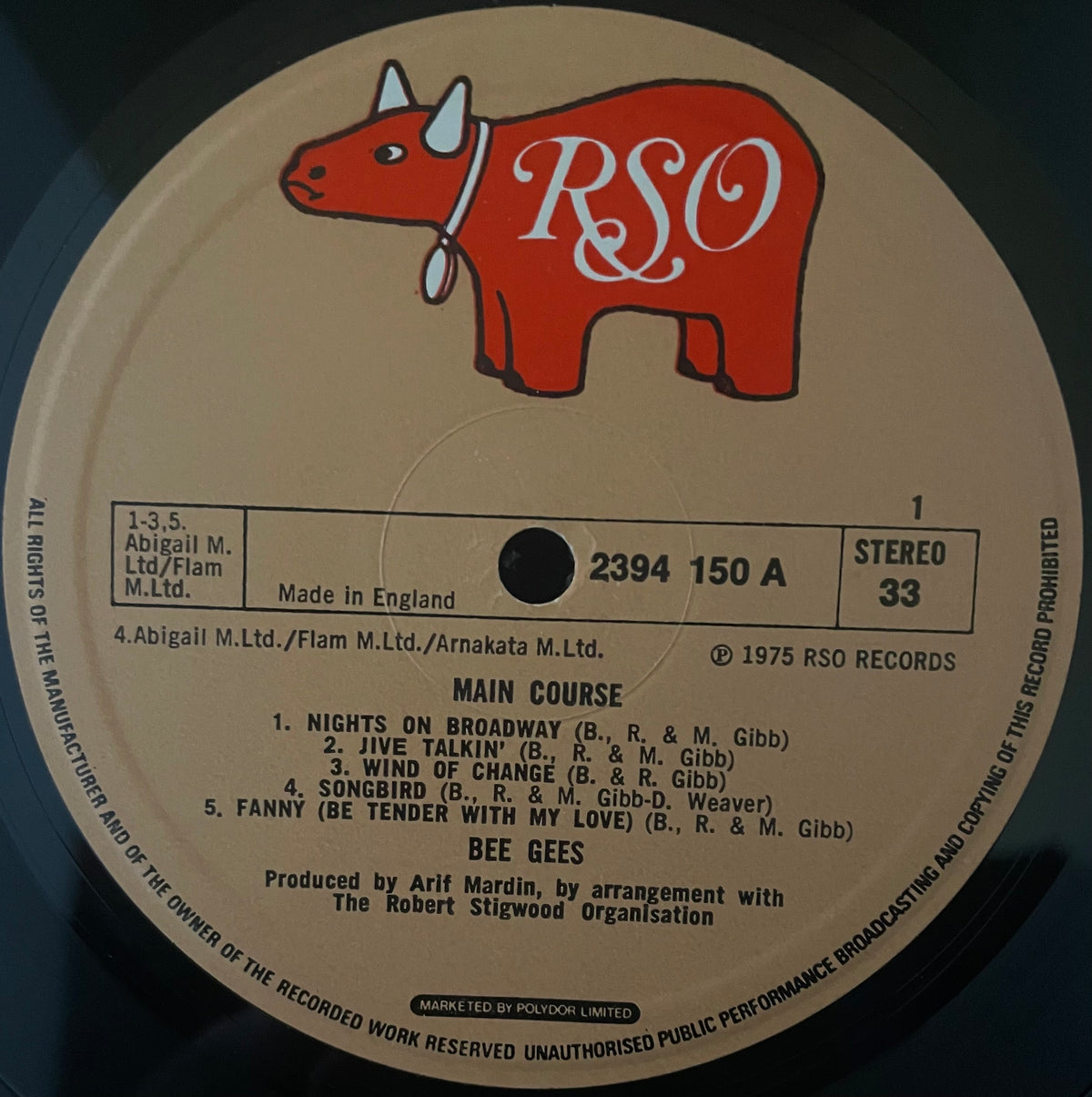 Bee Gees – Main Course - USED Vinyl LP