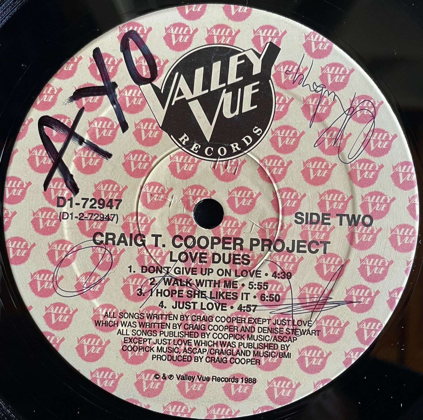 Craig T. Cooper Project – Love Dues - USED Vinyl LP