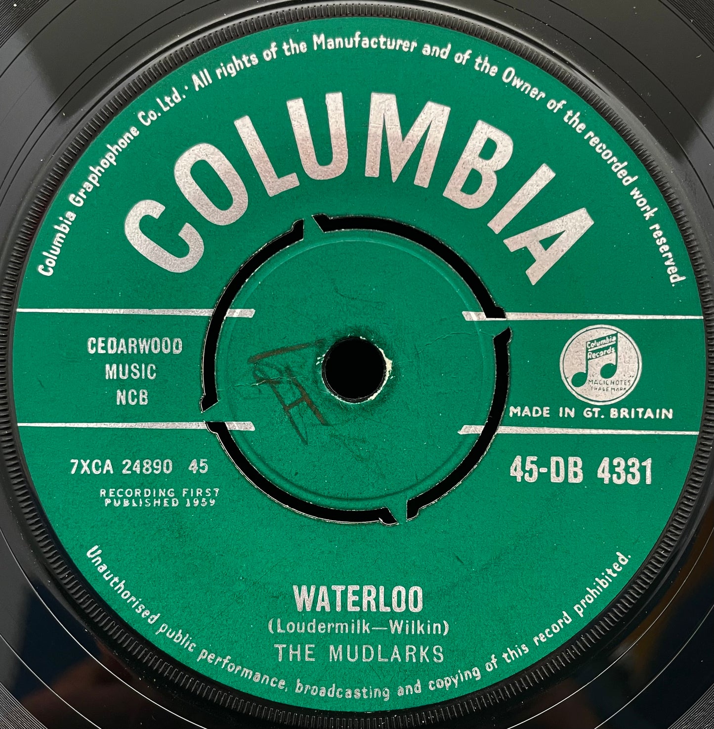 The Mudlarks – Waterloo – USED Vinyl 7" Single