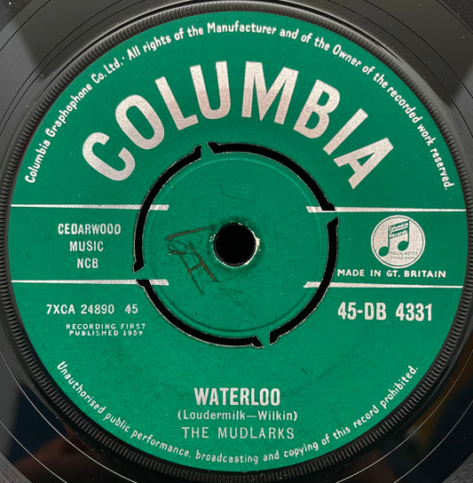 The Mudlarks – Waterloo – USED Vinyl 7" Single