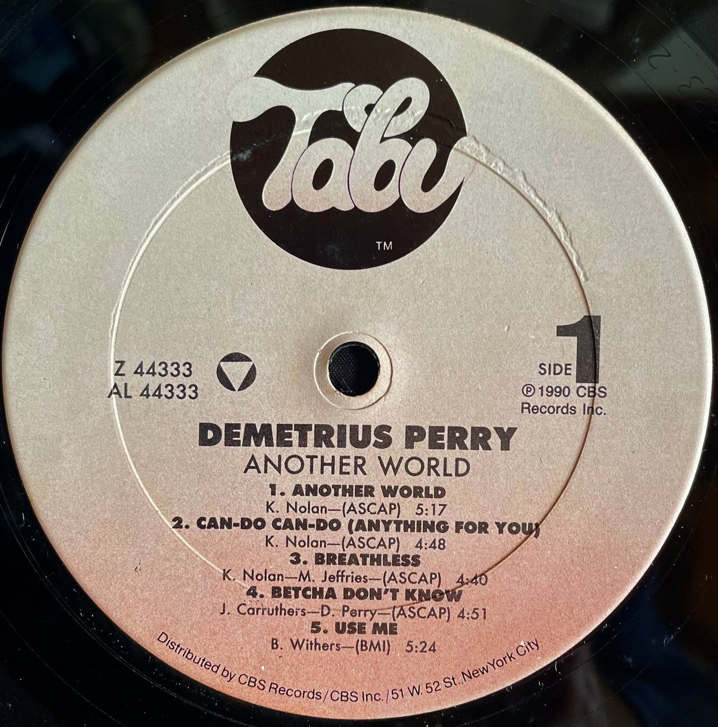 Demetrius Perry ‎– Another World - USED Vinyl LP