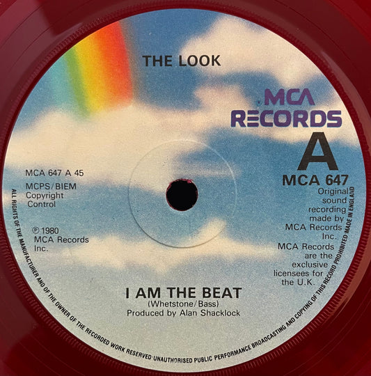 The Look – I Am The Beat – USED Vinyl 7" Single RED