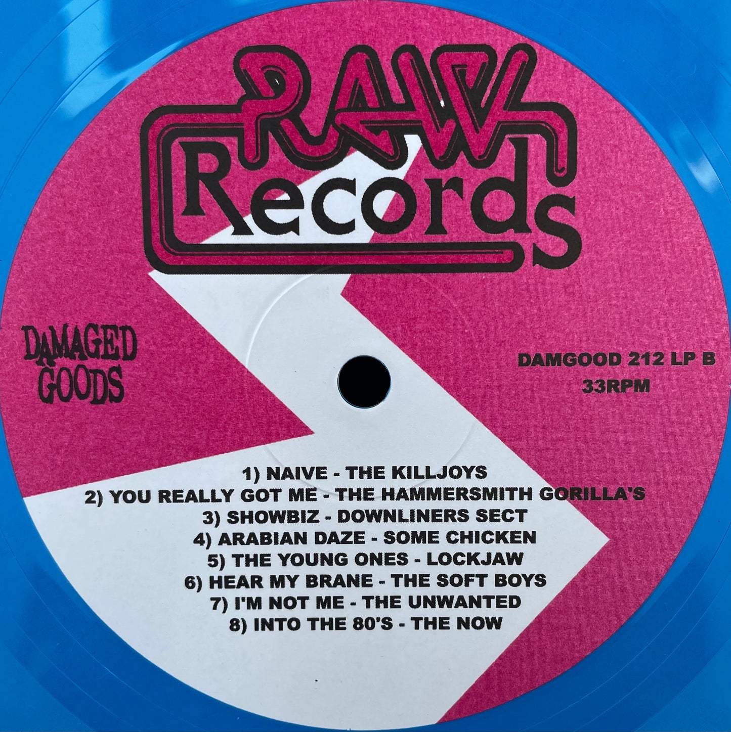 Various – Oh No It's More From Raw - USED BLUE Vinyl LP