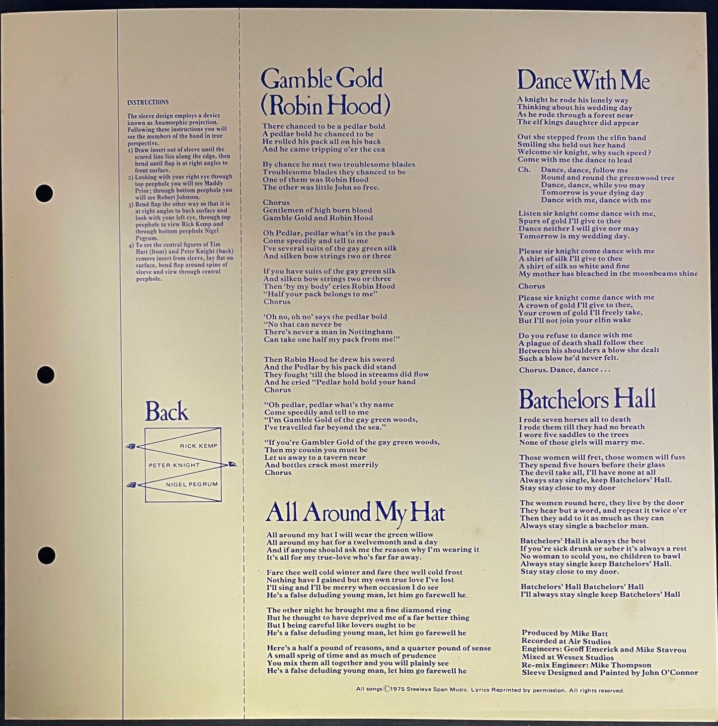 Steeleye Span – All Around My Hat - USED Vinyl LP