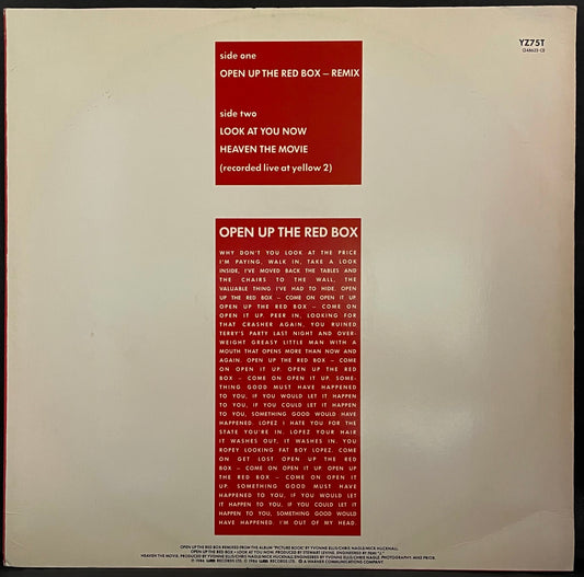 Simply Red – Open Up The Red Box - USED Vinyl 12" Single