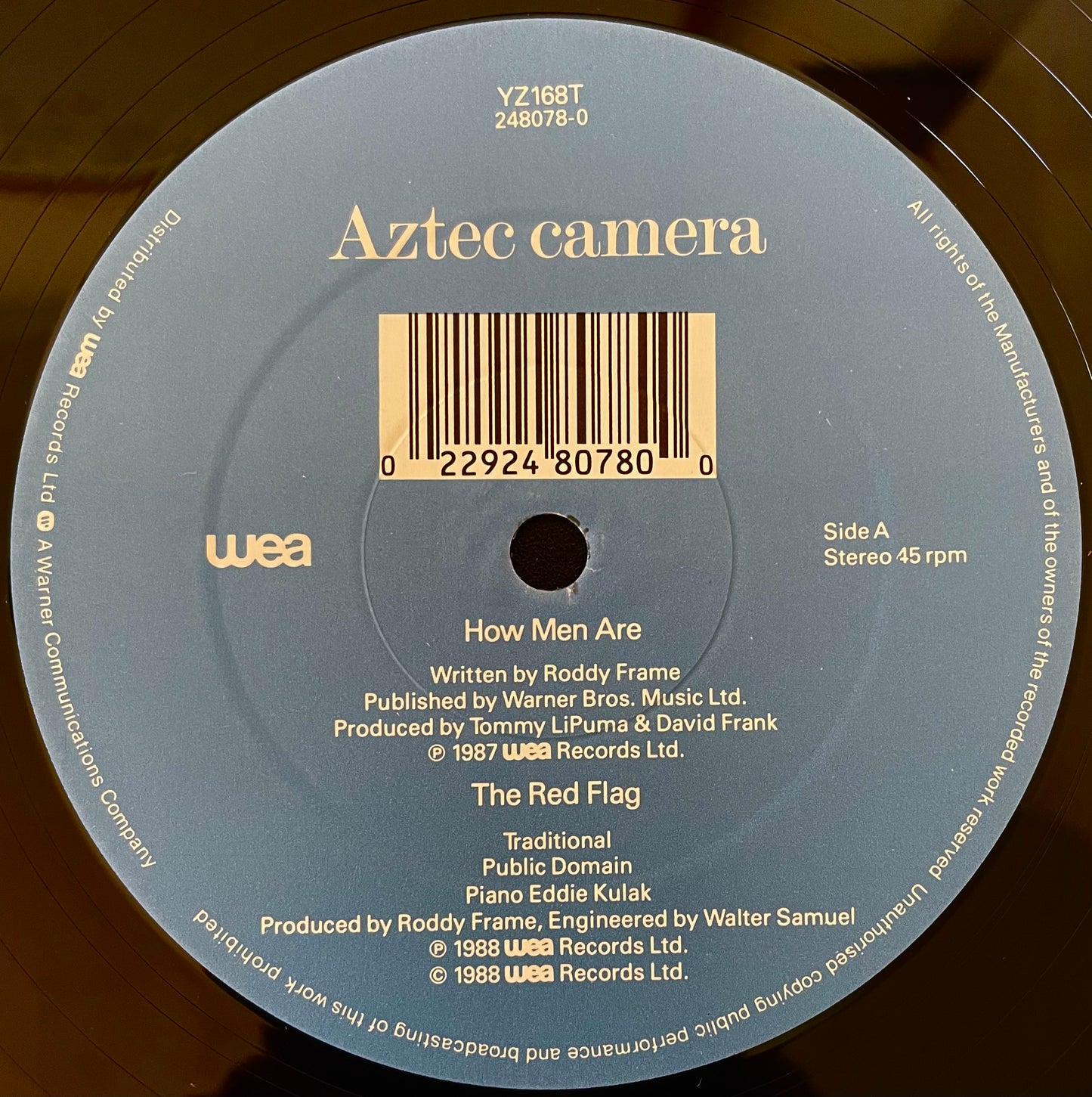 Aztec Camera ‎– How Men Are - USED Vinyl 12" EP