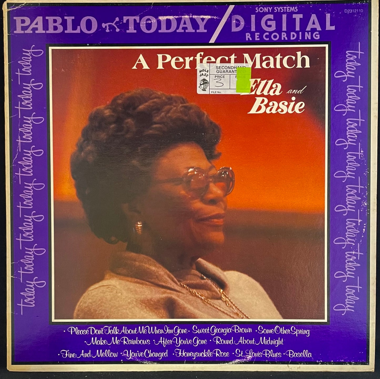 Ella And Basie – A Perfect Match - USED Vinyl LP RED