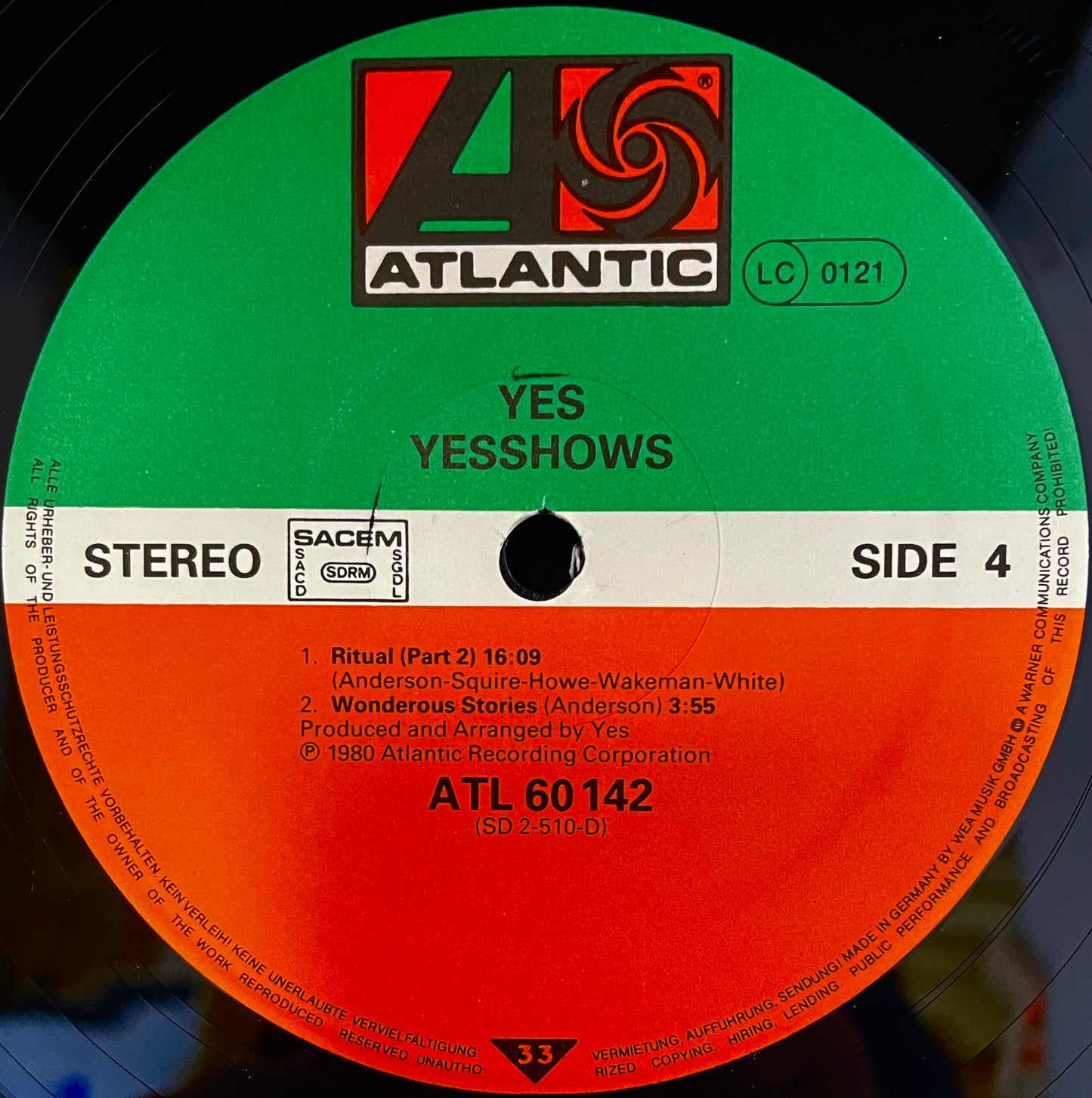 Yes – Yesshows - USED Vinyl 2LP