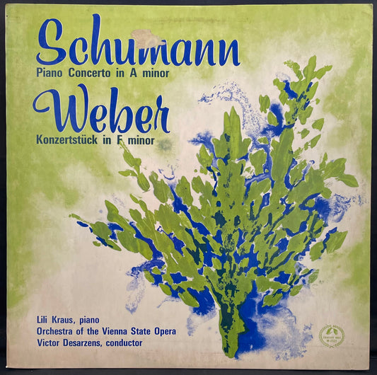 Schumann / Weber – Klavierkonzert a-Moll – gebrauchte Vinyl-LP MONO